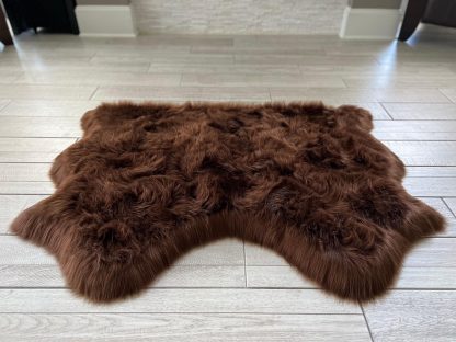 Brown Faux Wool Carpet - Image 4