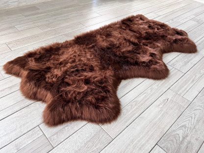 Brown Faux Wool Carpet