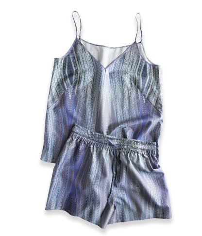 Satin Jacquard Pajama Set - Image 4
