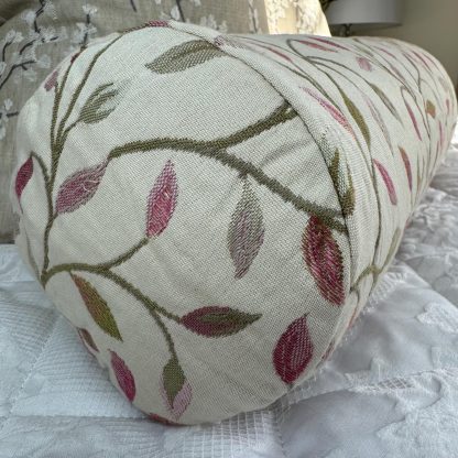 Retro Embroidered Cylindrical Pillow - Image 5