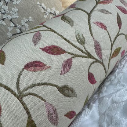 Retro Embroidered Cylindrical Pillow - Image 4