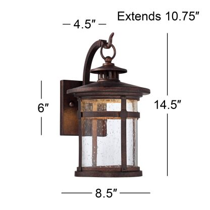 Vintage Bubble Glass Outdoor Wall Light - Image 6