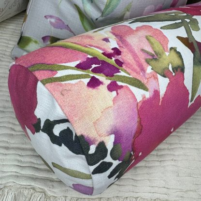 Floral Cylindrical Pillow - Image 5