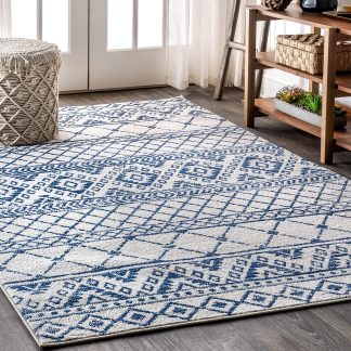 Moroccan geometric rug