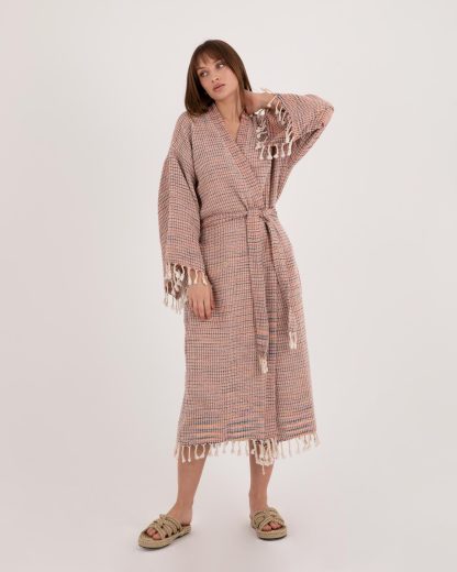 Woven Tassel Bathrobe - Image 3