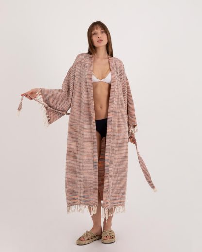 Woven Tassel Bathrobe - Image 2