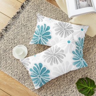 Flower pattern pillowcase