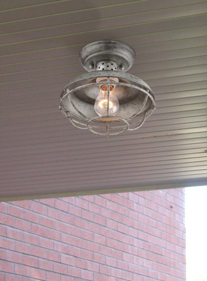 Industrial style retro ceiling lamp