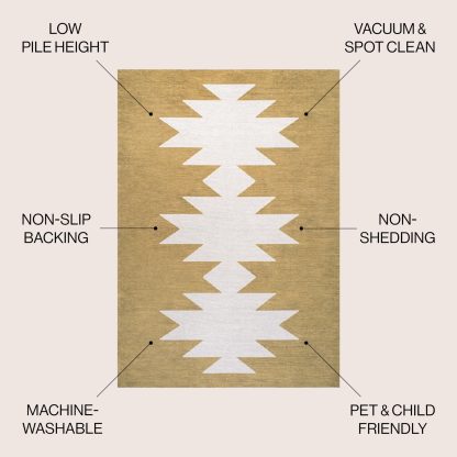Geometric triangle pattern carpet - Image 6