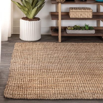 Natural jute woven rug - Image 7