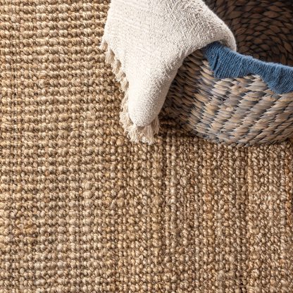 Natural jute woven rug - Image 3