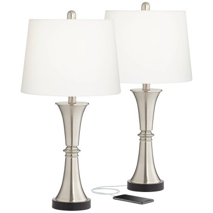 Simple modern metal table lamp - Image 9