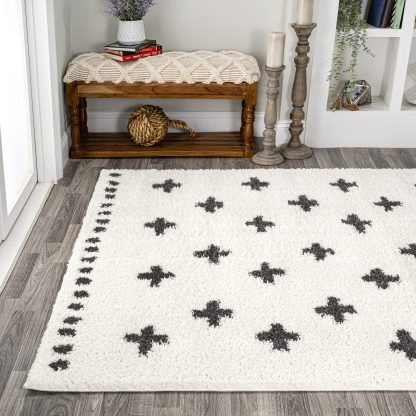Bohemian cross pattern rug - Image 9
