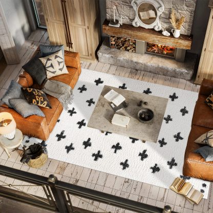 Bohemian cross pattern rug - Image 7
