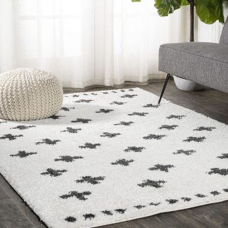 Bohemian cross pattern rug