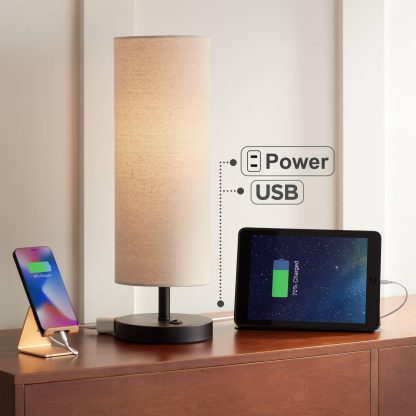 Simple Linen Table Lamp - Image 6