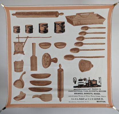 Vintage baking tools Silk scarf
