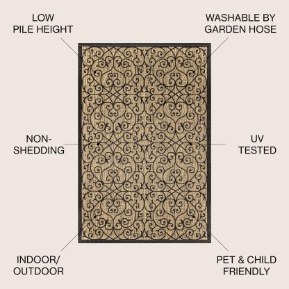 Woven Texture Outdoor Art Carpet - Image 9