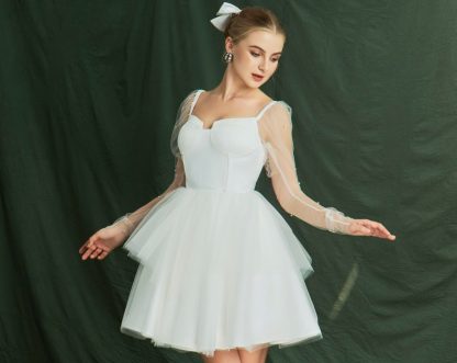 Sweet Ballet Style Wedding Dress