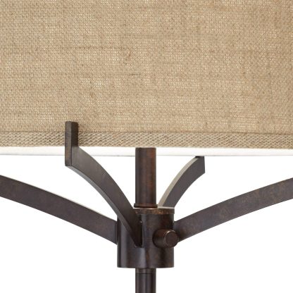 Modern simple style fabric lampshade floor lamp - Image 4