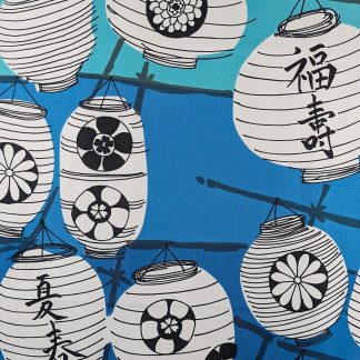 Lantern silk scarf