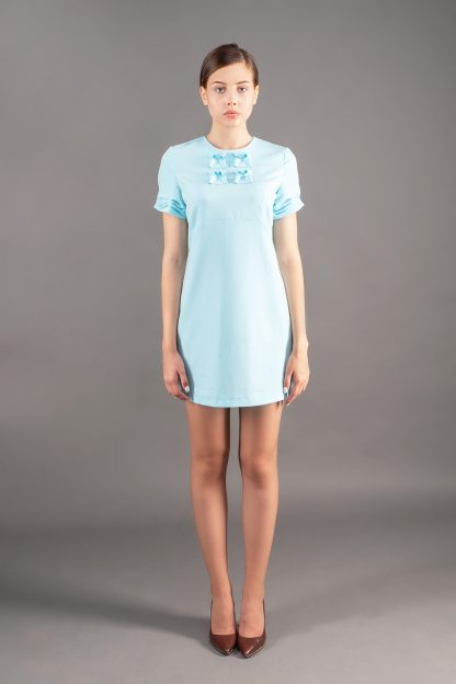 Fresh light blue dress