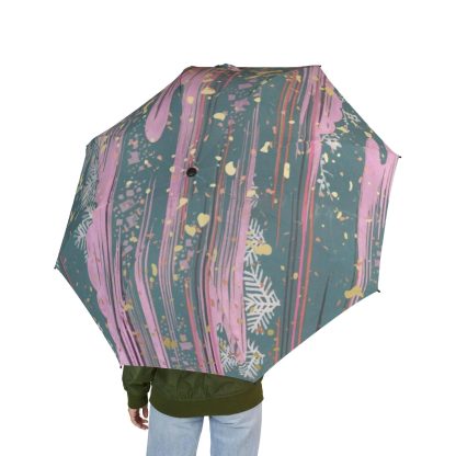 Artistic graffiti style folding umbrella - Image 3