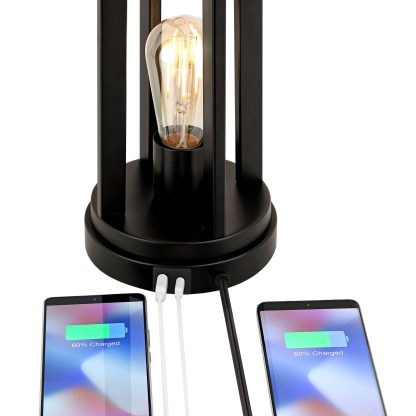 Retro industrial style wrought iron table lamp - Image 10