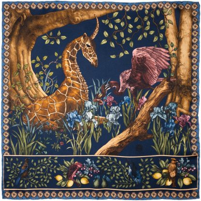 Fantasy Nature Theme Silk Square Scarf - Image 8