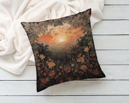 Sunset Flowers Pillow - Image 6