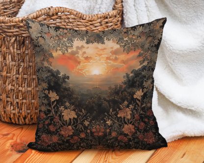 Sunset Flowers Pillow - Image 4