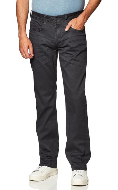 Men's dark grey casual jeans