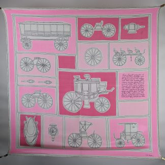 Vintage Carriage Silk Square Scarf