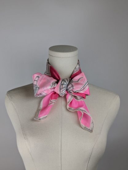 Vintage Carriage Silk Square Scarf - Image 2
