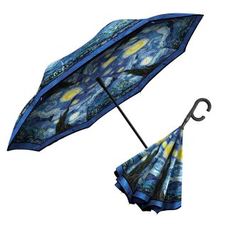 Starry Night Inverted Umbrella
