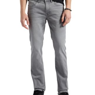 Men's grey washed jeans