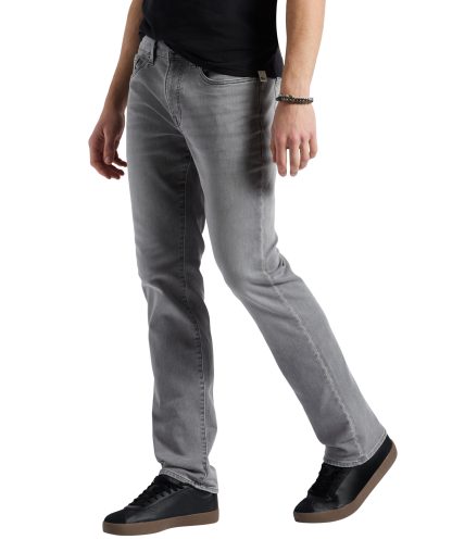 Men's grey washed jeans - Image 3