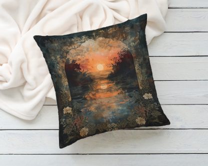Sunset Waterfront Pillow - Image 6