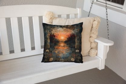 Sunset Waterfront Pillow - Image 5