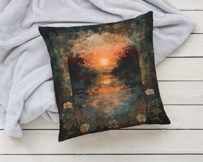 Sunset Waterfront Pillow - Image 2