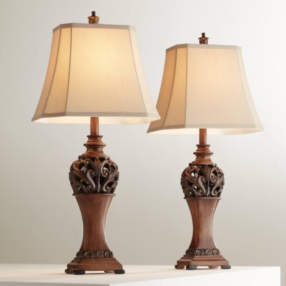Retro carved table lamp - Image 7
