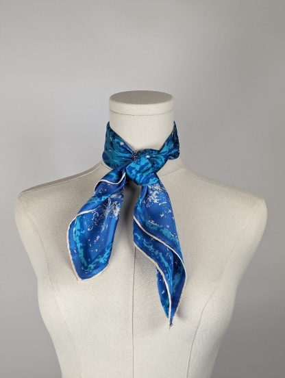 Marine silk scarf - Image 2