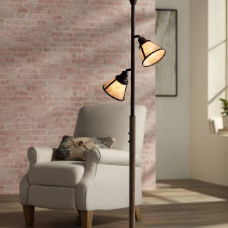 Retro multi-head floor lamp
