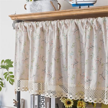 Floral lace half curtain - Image 4