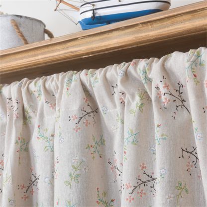 Floral lace half curtain - Image 2