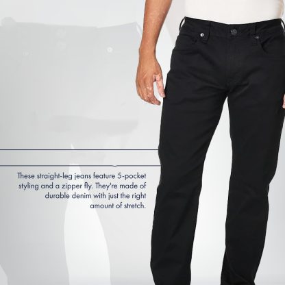 Men's black casual pants - Image 4