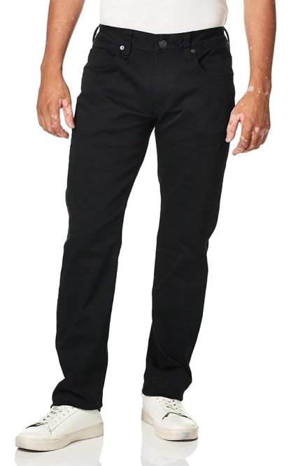 Men's black casual pants