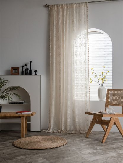 French lace curtains