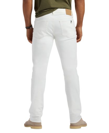 Men's white straight jeans - Image 4