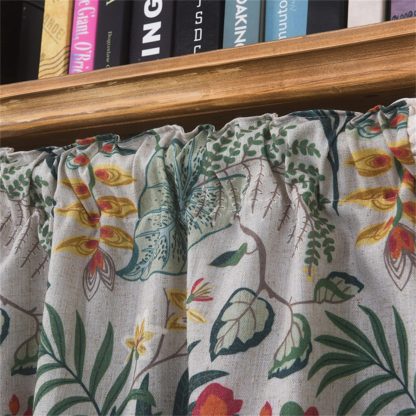 Tropical Plant Style Short Curtain - Image 4